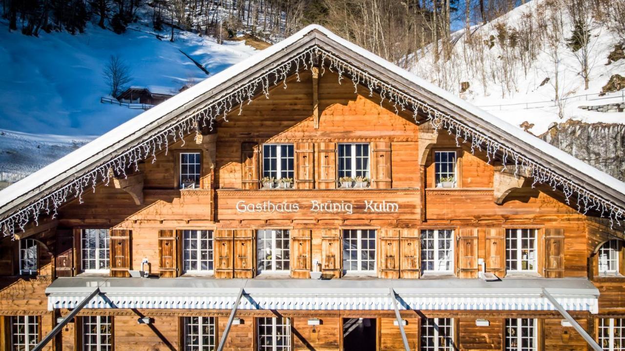 Gasthaus Brunig Kulm Hotel Brunig Pass Bagian luar foto